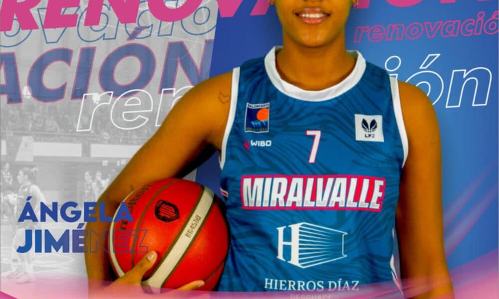 La jugadora del Hierros Díaz Miralvalle Plasencia Ángela Jiménez, de 21 años, EFE/Hierros Díaz Miralvalle *