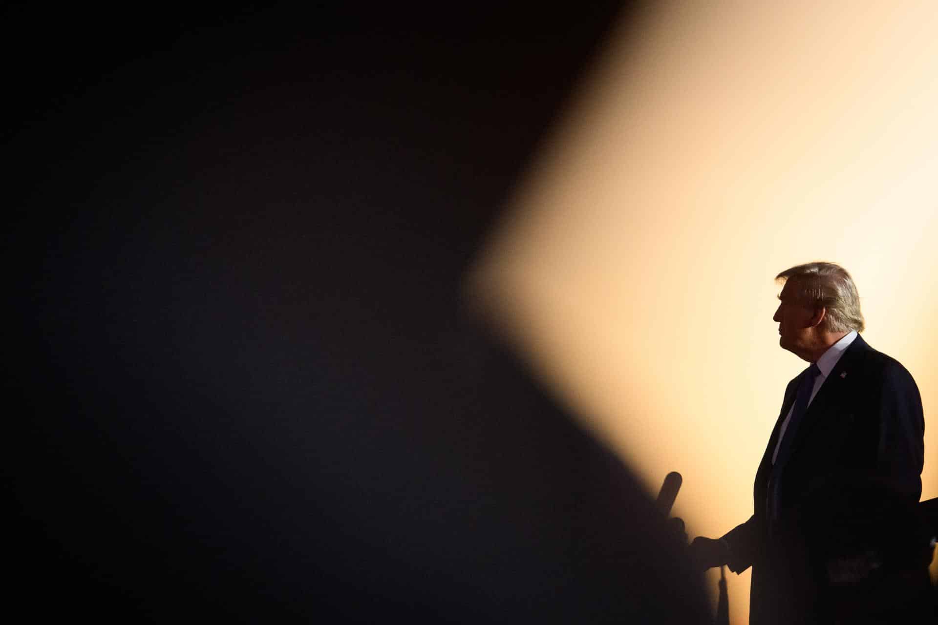 Fotografía del 19 de octubre de 2024 del presidente electo de Estados Unidos, Donald Trump. EFE/ Justin Merriman