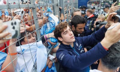 El argentino Franco Colapinto,de Williams, en el Gran Premio de Sao Paulo de la Fórmula Uno, en el circuito de Interlagos en Sao Paulo (Brasil). EFE/ Isaac Fontana