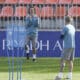 Griezmann, durante el entrenamiento. EFE/ Borja Sanchez-Trillo