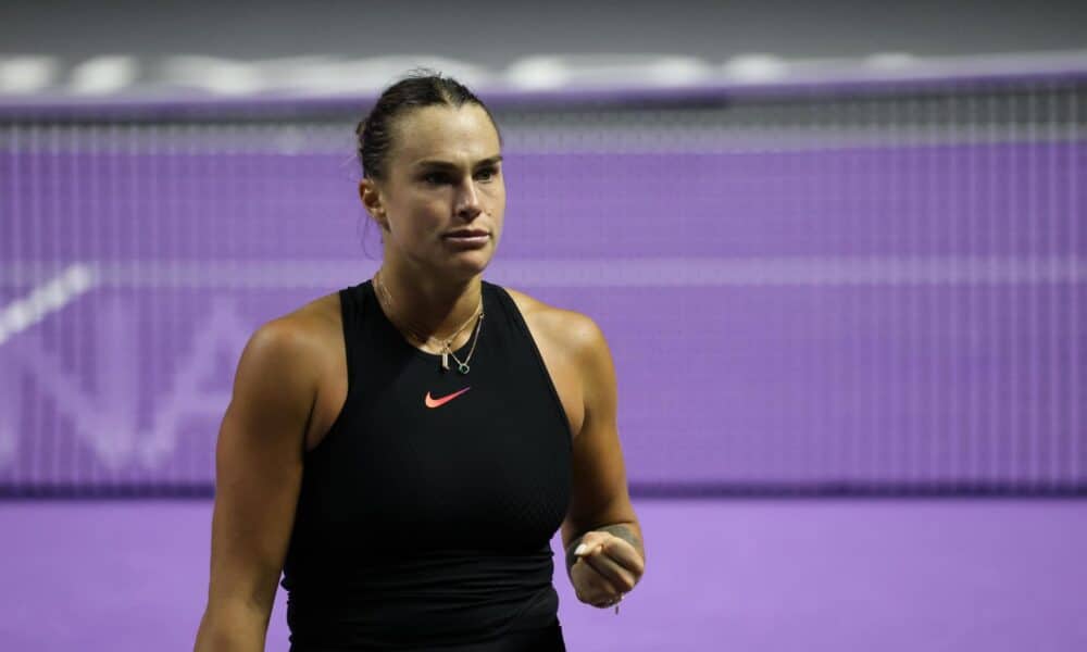 Aryna Sabalenka. EFE/EPA/Marcin Cholewinski