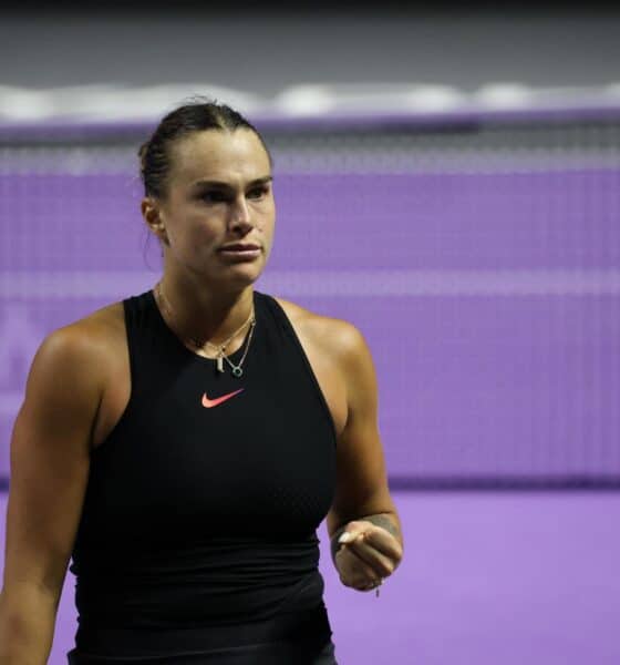 Aryna Sabalenka. EFE/EPA/Marcin Cholewinski