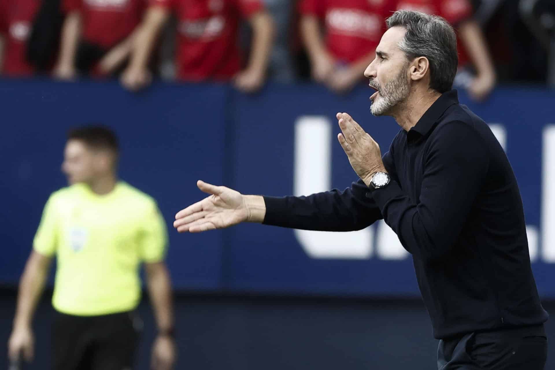 El entrenador de Osasuna, Vicente Moreno Peris, en una foto de archivo. EFE/ Jesús Diges