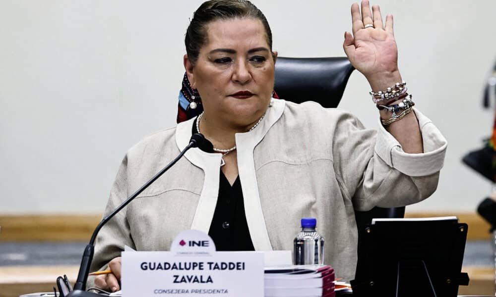 Imagen de archivo de la consejera presidenta del Instituto Nacional Electoral (INE) Guadalupe Taddei. EFE/ Sáshenka Gutiérrez