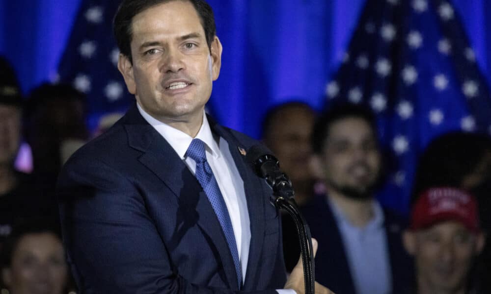 Fotografía de archivo del 14 de junio del 2024 del congresista republicano Marco Rubio durante un encuentro del Club 47 USA en West Palm Beach, Florida (Estados Unidos). EFE/ Cristobal Herrera-Ulashkevich