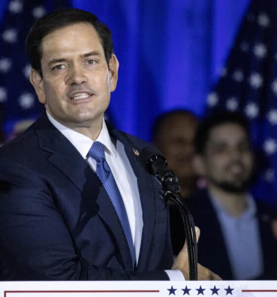 Fotografía de archivo del 14 de junio del 2024 del congresista republicano Marco Rubio durante un encuentro del Club 47 USA en West Palm Beach, Florida (Estados Unidos). EFE/ Cristobal Herrera-Ulashkevich