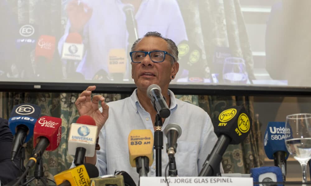 Fotografía de archivo de Jorge Glas, exvicepresidente de Ecuador durante el mandato presidencial de Rafael Correa (2007-2017). EFE/Mauricio Torres