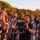 Hinchas de Botafogo alientan en la zona de fanáticos de la Conmebol Libertadores en la zona norte de la Ciudad de Buenos Aires (Argentina). EFE/Juan Ignacio Roncoroni