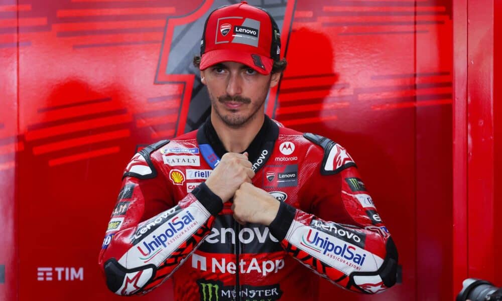 Francesco Bagnaia durante el Gran Premio de Malasia. EFE/EPA/FAZRY ISMAIL