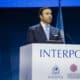 - El presidente de la Interpol, Ahmed Nasser Al Raisi durante su discurso en la ceremonia de clausura de la 92 Asamblea General de la Interpol en Glasgow. EFE/INTERPOL SOLOO USO EDITORIAL/SOLO DISPONIBLE PARA ILUSTRAR LA NOTICIA QUE ACOMPAÑA (CRÉDITO OBLIGATORIO)