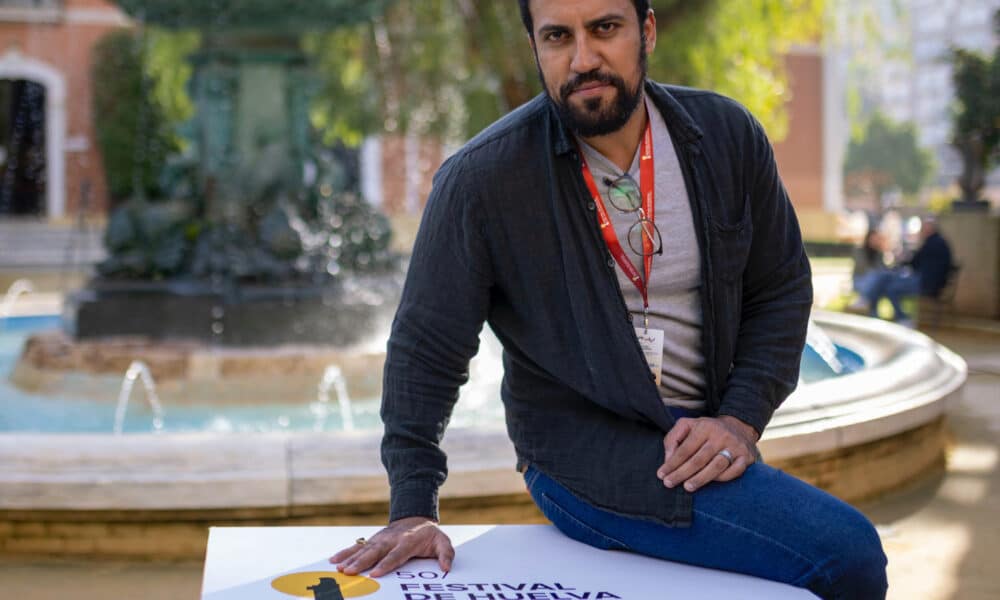 El actor brasileño Ricardo Teodoro, este lunes en la presentación de la película 'Baby', de Marcelo Caetano, en el Festival de Cine Iberoamericano de Huelva (España). EFE/ Julián Pérez