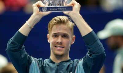 El canadiense Denis Shapovalov en Belgrado. EFE/EPA/ANDREJ CUKIC