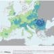 Un equipo de científicos ha diseñado un sistema de alerta temprana para prevenir con más  precisión, por sexos y por grupos de edad, las muertes relacionadas con las temperaturas extremas, tanto en verano como en invierno, al sumar a las predicciones meteorológicas datos y modelos epidemiológicos. En la imagen, una captura de la herramienta con los niveles de riesgo previstos para hoy.