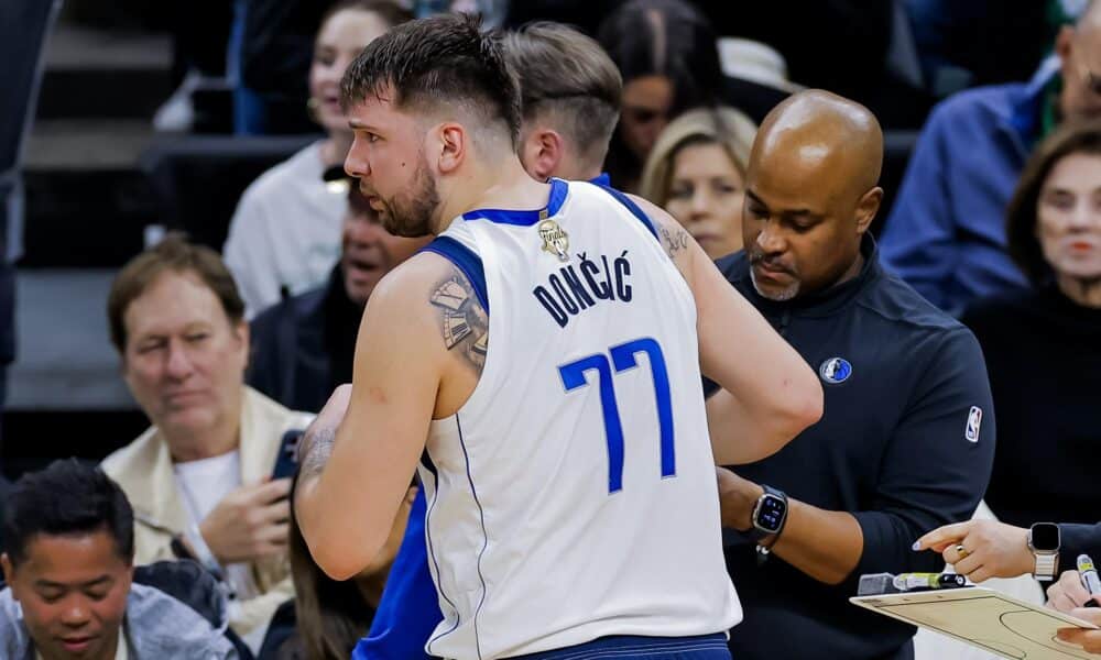 El escolta de los Dallas Mavericks, Luka Doncic, en una imagen de archivo. EFE/EPA/CJ GUNTHER SHUTTERSTOCK PROHIBIDO SU USO