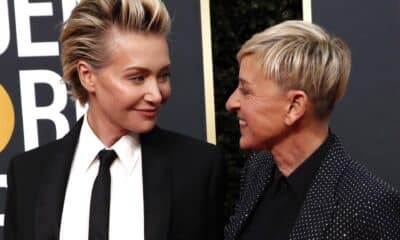 Fotografía de archivo de la actriz y cómica Ellen Degeneres y su esposa, Portia de Rossi. EFE/Nina Prommer