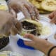 Fotografía de archivo en donde se observa una arepa venezolana. EFE/ Fernando Sanz