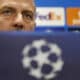 El entrenador del FC Barcelona, Hansi Flick, durante la rueda de prensa posterior al entrenamiento del equipo blaugrana en la Ciudad Deportiva Joan Gamper. EFE/Alberto Estévez