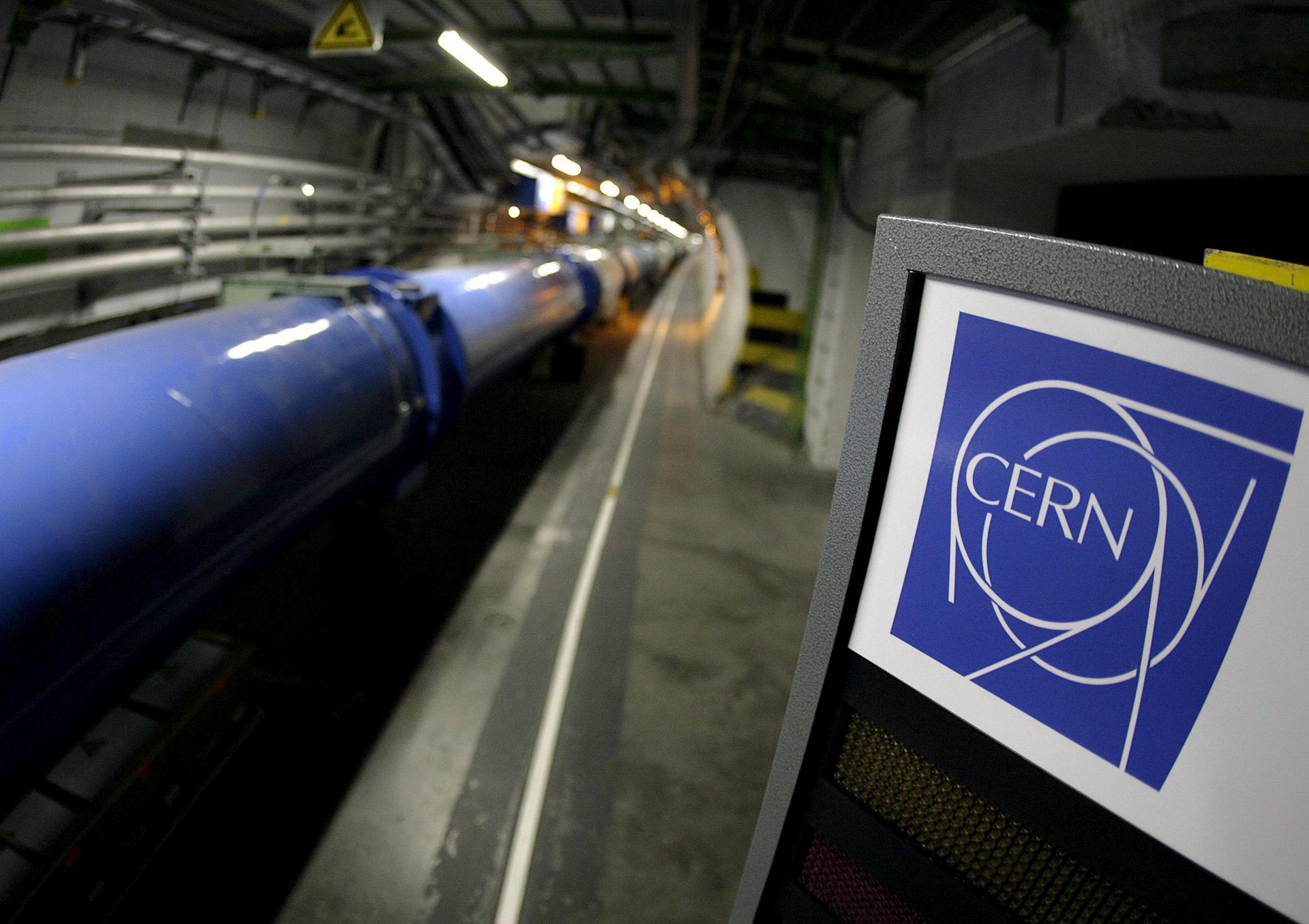 Vista de archivo del Gran Colisionador de Hadrones (LHC) en el CERN, la Organización Europea para la Investigación Nuclear,en Ginebra, Suiza. EFE/MARTIAL TREZZINI