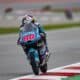 El piloto colombiano de Moto3, David Alonso del equipo CFMOTO Aspar Team, durante la primera sesión de entrenamientos libres para el Gran Premio de Barcelona Solidaridad de MotoGP disputada en el circuito Barcelona-Cataluña de Montmeló .EFE/ Siu Wu