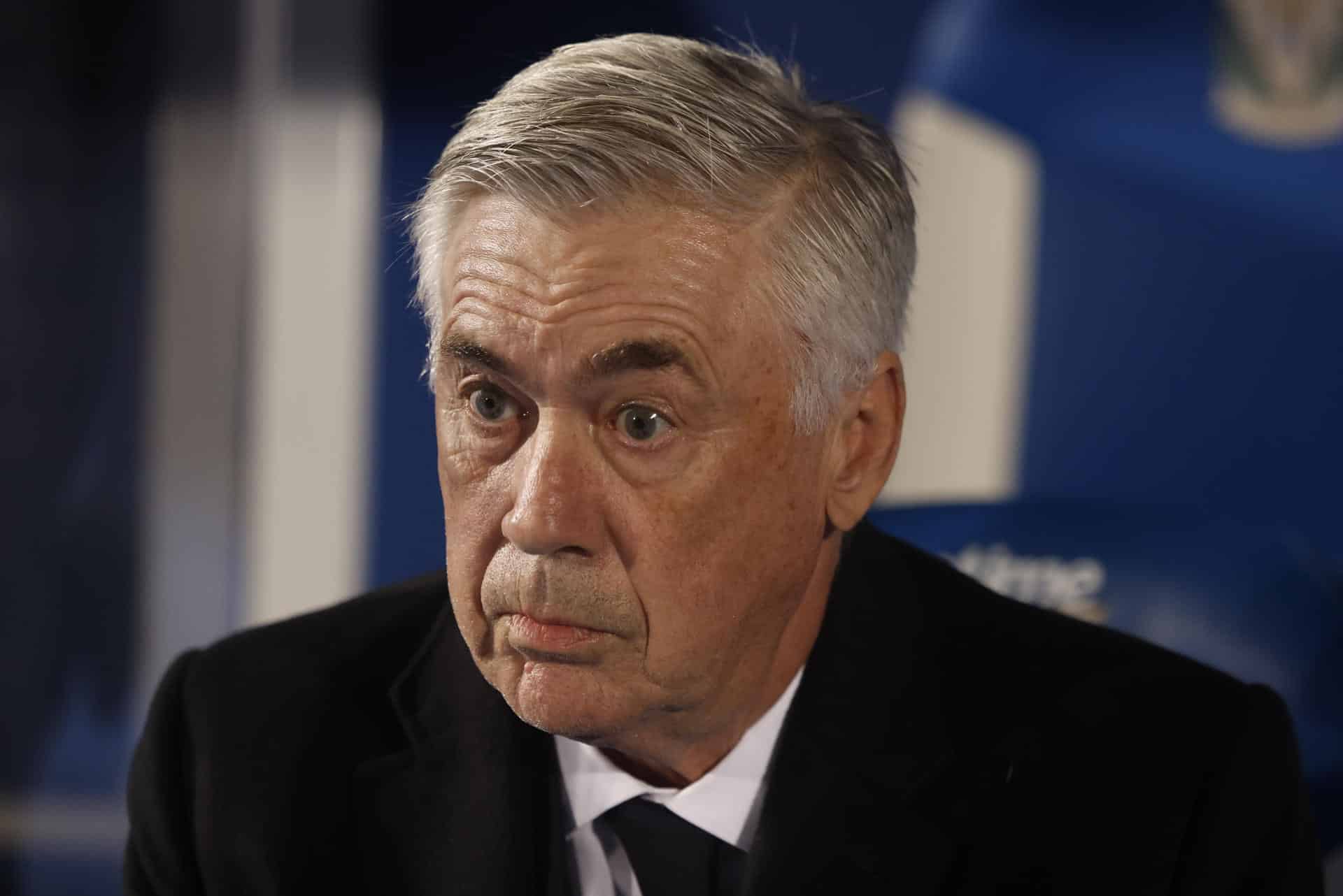 El técnico italiano del Real Madrid, Carlo Ancelotti. EFE / Sergio Pérez.