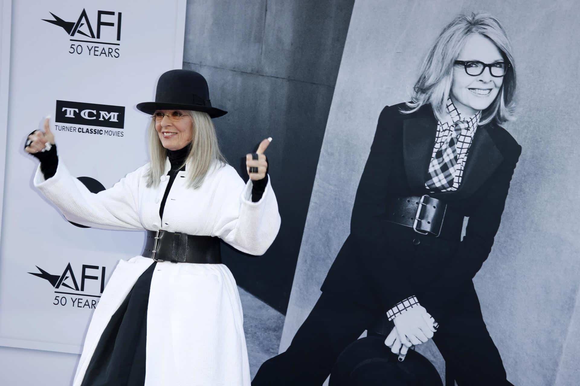 Imagen de archivo de la actriz estadounidense Diane Keaton. EFE/PAUL BUCK