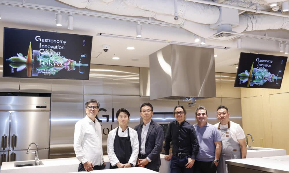 El Basque Culinary Center (BCC) y la empresa japonesa Tokyo Tatemono presentaron este jueves Gastronomy Innovation Campus (GIC) Tokyo, un espacio dedicado a la formación e investigación en gastronomía, además de un lugar de encuentro entre los diferentes actores del sector en el país asiático. EFE/ Rodrigo Reyes Marín