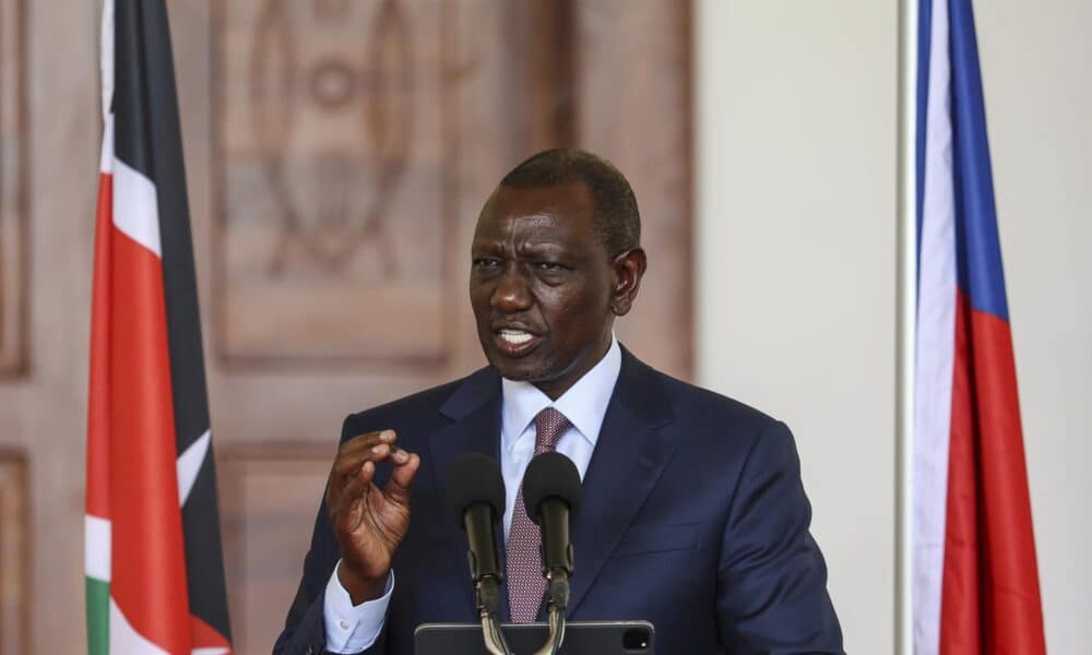 Imagen de Archivo del presidente de Kenia, William Ruto.
EFE/EPA/DANIEL IRUNGU