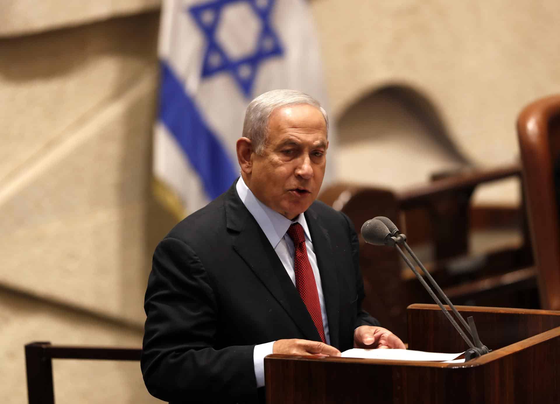 El primer ministro, Benjamin Netanyahu. EFE/EPA/ATEF SAFADI