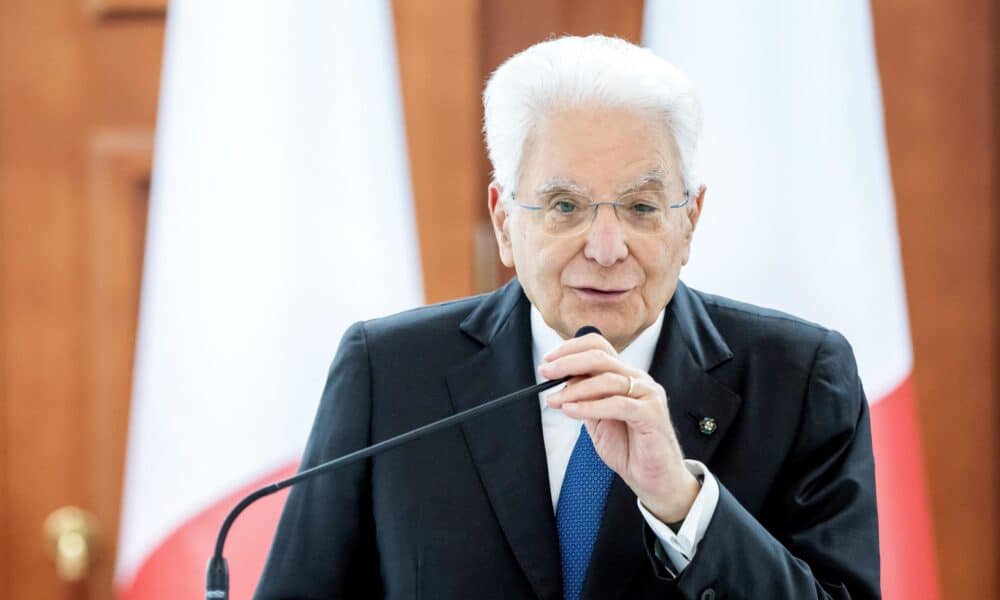 Foto de archivo del jefe de Estado italiano, Sergio Mattarella. EFE/EPA/DUMITRU DORU