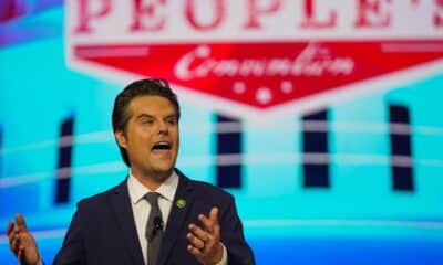 Fotografía de archivo en donde se ve al hasta ahora congresista republicano Matt Gaetz, quien sería el próximo fiscal general en la segunda Presidencia de Donald Trump en EE.UU. EFE/DIEU-NIALO CHERY