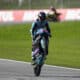 El colombiano David Alonso celebra su victoria en el Gran Premio Barcelona Solidaridad de Moto3. EFE/ Siu Wu