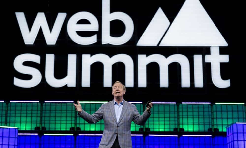 El vicepresidente y director ejecutivo de Microsoft, Brad Smith. EFE/EPA/JOSE SENA GOULAO