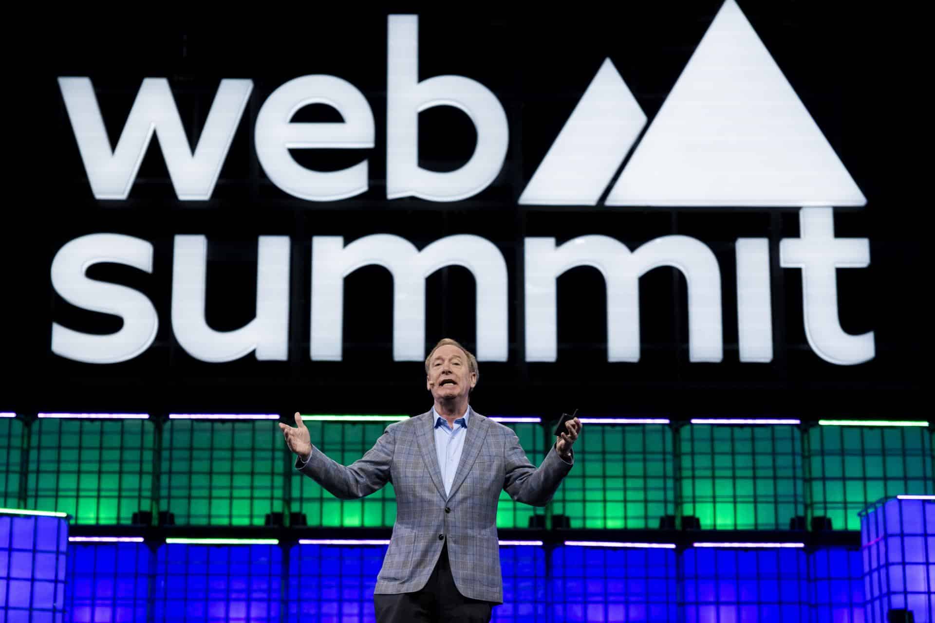 El vicepresidente y director ejecutivo de Microsoft, Brad Smith. EFE/EPA/JOSE SENA GOULAO