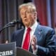 El presidente electo de Estados Unidos, Donald Trump, habla durante una reunión con los republicanos de la Cámara de Representantes en el hotel Hyatt Regency en Washington, DC, Estados Unidos, el 13 de noviembre de 2024. EFE/EPA/Allison Robbert