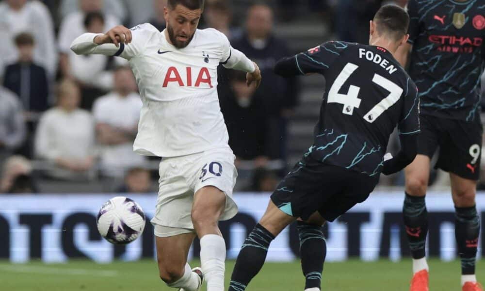 El uruguayo del Tottenham Rodrigo Bentancur. EFE/EPA/ARCHIVO/NEIL HALL