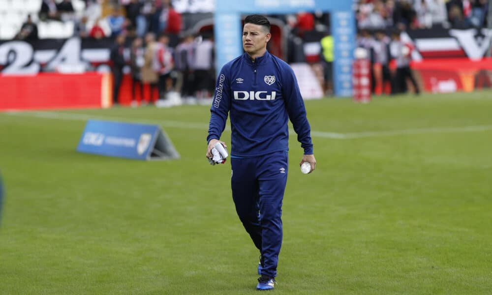 El centrocampista colombiano del Rayo Vallecano James Rodríguez, en una foto de archivo. EFE/ Rodrigo Jiménez