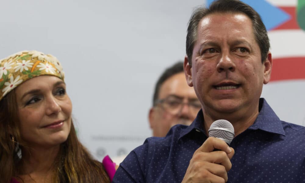 Juan Dalmau, del Partido Independentista de Puerto Rico, en San Juan (Puerto Rico). EFE/ Thais Llorca