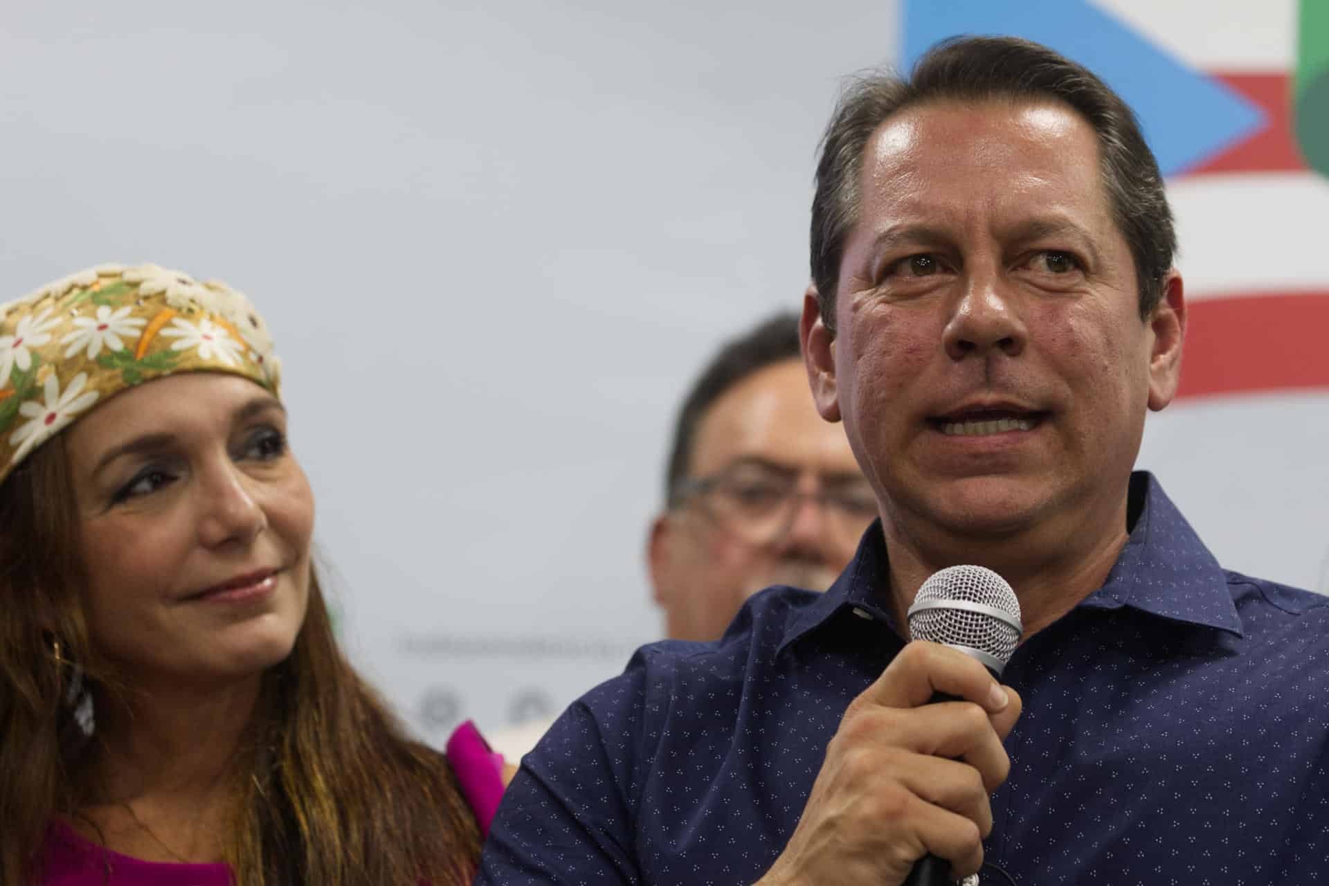 Juan Dalmau, del Partido Independentista de Puerto Rico, en San Juan (Puerto Rico). EFE/ Thais Llorca