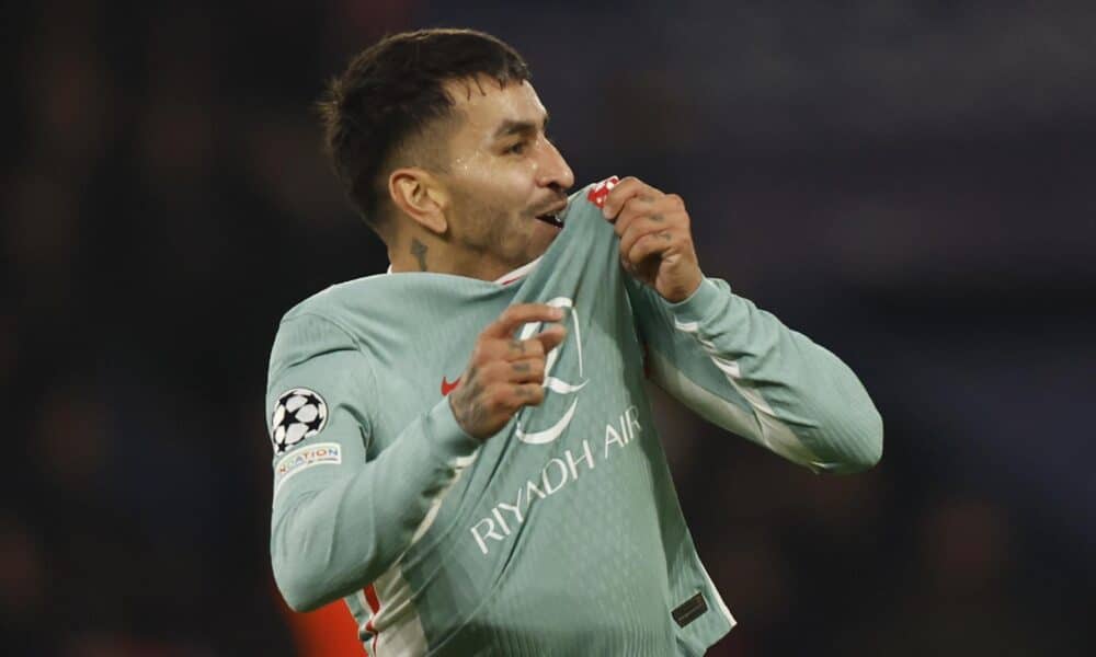 Ángel Correa, delantero del Atlético de Madrid, París. EFE/EPA/MOHAMMED BADRA