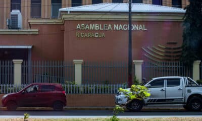 Fotografía de archivo de la fachada del edificio de la Asamblea Nacional de Nicaragua, localizada en Managua. EFE/STR