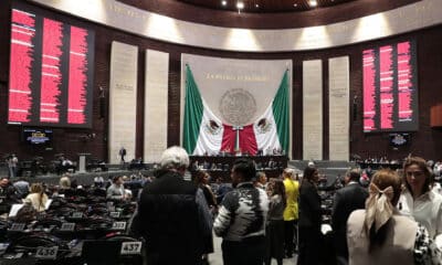 Fotografía cedida por la Cámara de Diputados, de una sesión ordinaria este miércoles, en Ciudad de México (México). EFE/ Cámara de Diputados /SOLO USO EDITORIAL/SOLO DISPONIBLE PARA ILUSTRAR LA NOTICIA QUE ACOMPAÑA (CRÉDITO OBLIGATORIO)