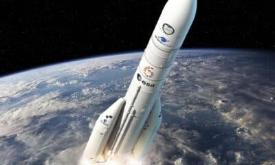 Impresión artística del cohete Ariane 6. Crédito: ESA - D. Ducros