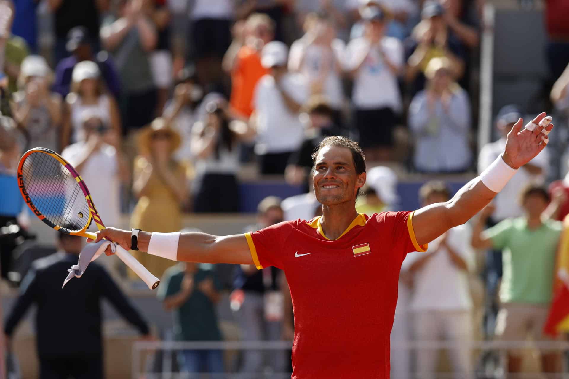 Rafael Nadal, durante los Juegos Olímpicos de París. EFE/ Juanjo Martín /Archivo