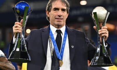 El técnico uruguayo Guillermo Almada, entrenador del Pachuca mexicano. EFE/EPA/NOUSHAD THEKKAYIL