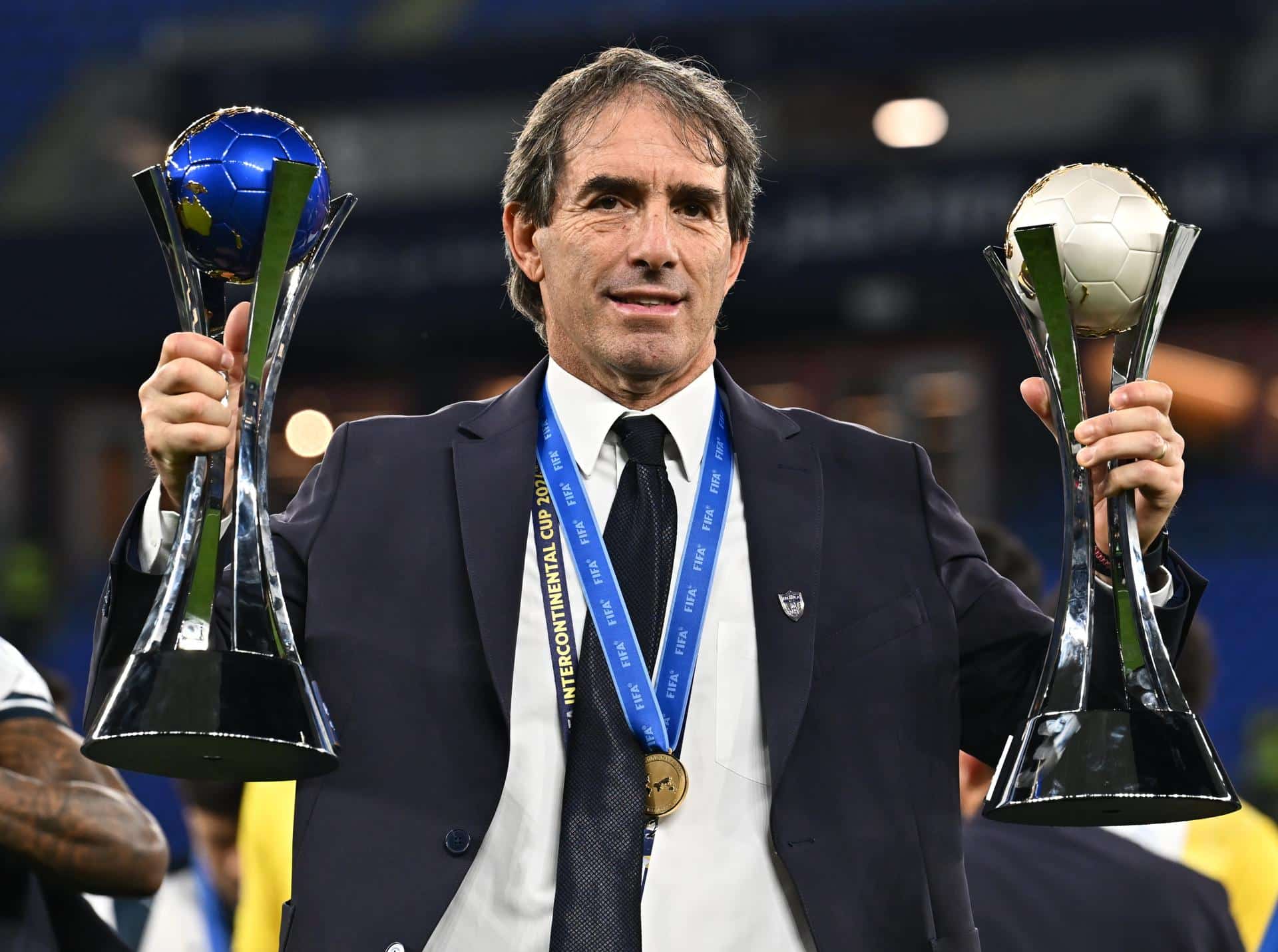 El técnico uruguayo Guillermo Almada, entrenador del Pachuca mexicano. EFE/EPA/NOUSHAD THEKKAYIL