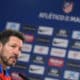 Simeone, durante la rueda de prensa de este miércoles. EFE/ Fernando Villar