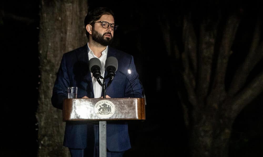 El presidente de Chile, Gabriel Boric, pidió a su homólogo de Argentina, Javier Milei, "más humildad". EFE/ Ailen Díaz