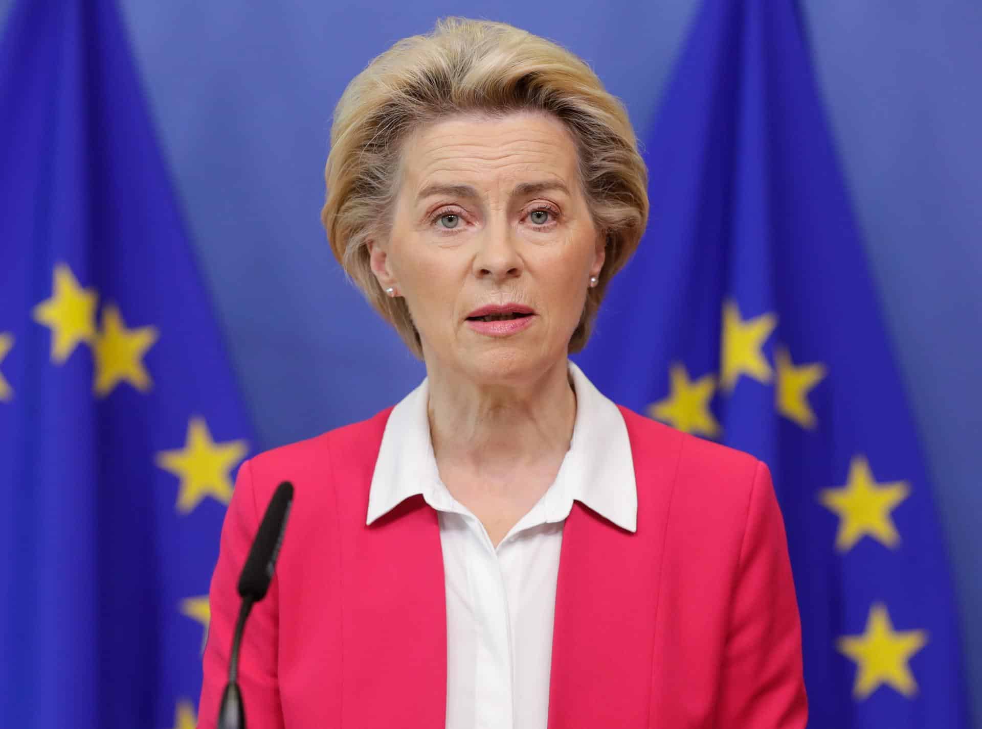 Foto de archivo de la presidenta de la Comisión Europea, Ursula von der Leyen. EFE/STEPHANIE LECOCQ / POOL