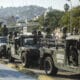 Elementos del Ejército Mexicano participan en un acto protocolario este lunes en el balneario de Acapulco, en Guerrero (México). EFE/ David Guzmán