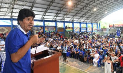 Fotografía de archivo del expresidente boliviano Evo Morales (2006-2019). EFE/Jorge Ábrego